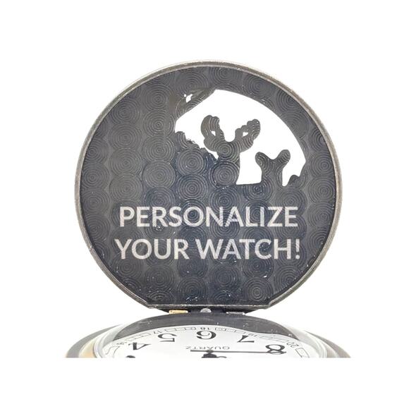 Deer Pocket Watch NEW Gift for Hunter Outdoors Nature Lover Vintage Bronze Look - Picture 8 of 8